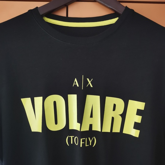 Armani Exchange A|X REGULAR-FIT COTTON TEE - NWT (M) - Picture 6 of 11